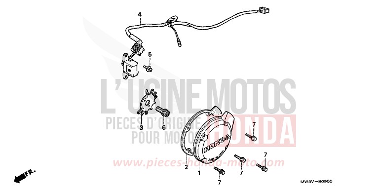 PULSE GENERATOR for CB Seven Fifty CANDY GLORY RED-U (R101) from 1999